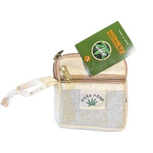 Pure Hemp Mini Zip Pouch – Made in India
